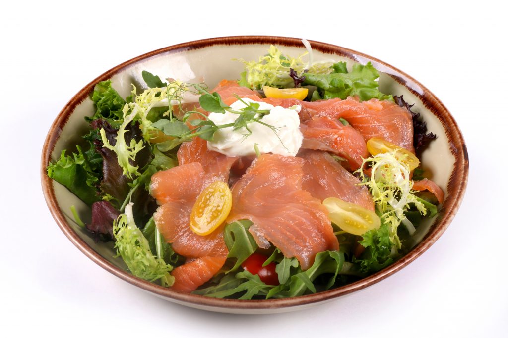 Salada de Salmão Fumado